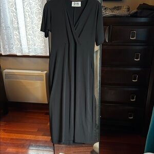 Black MidiDress Ooni by Claudella Gillies
